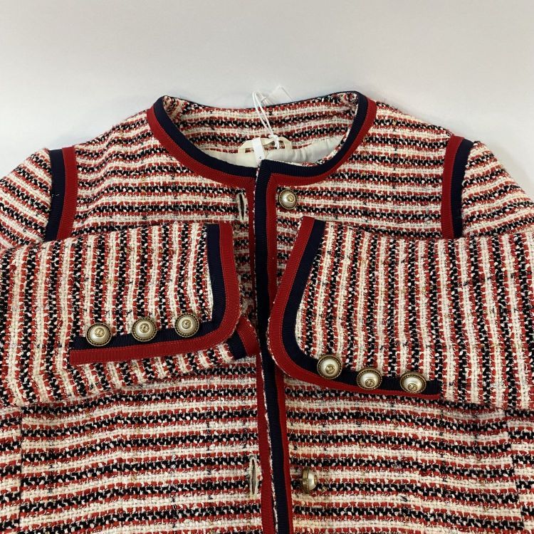 Gucci Gucci Striped Tweed Jacket Size 40 Size S / US 4 / IT 40 - 12 Thumbnail