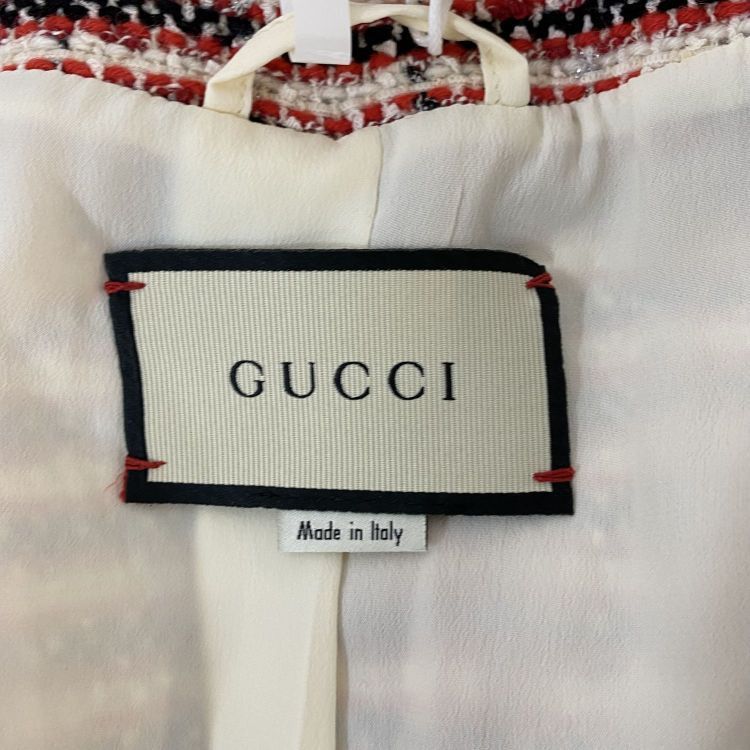 Gucci Gucci Striped Tweed Jacket Size 40 Size S / US 4 / IT 40 - 3 Thumbnail