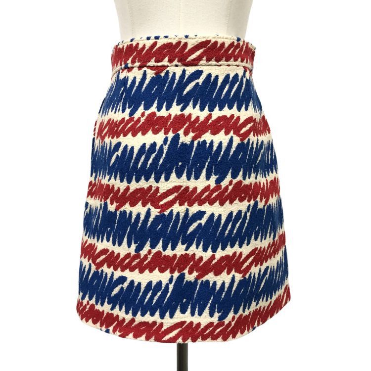 Gucci Gucci Brushstroke Print Mini Skirt Size 38 Size 26" / US 2 / IT 38 - 2 Thumbnail