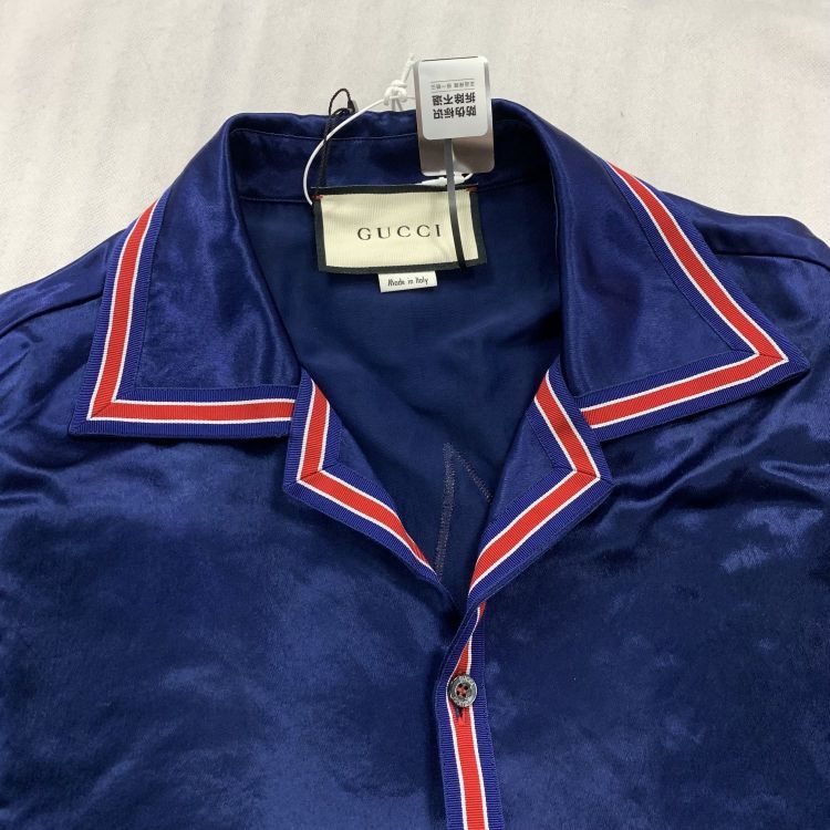 Gucci Gucci G9 Star Logo Bowling Shirt Size M Size US M / EU 48-50 / 2 - 9 Thumbnail