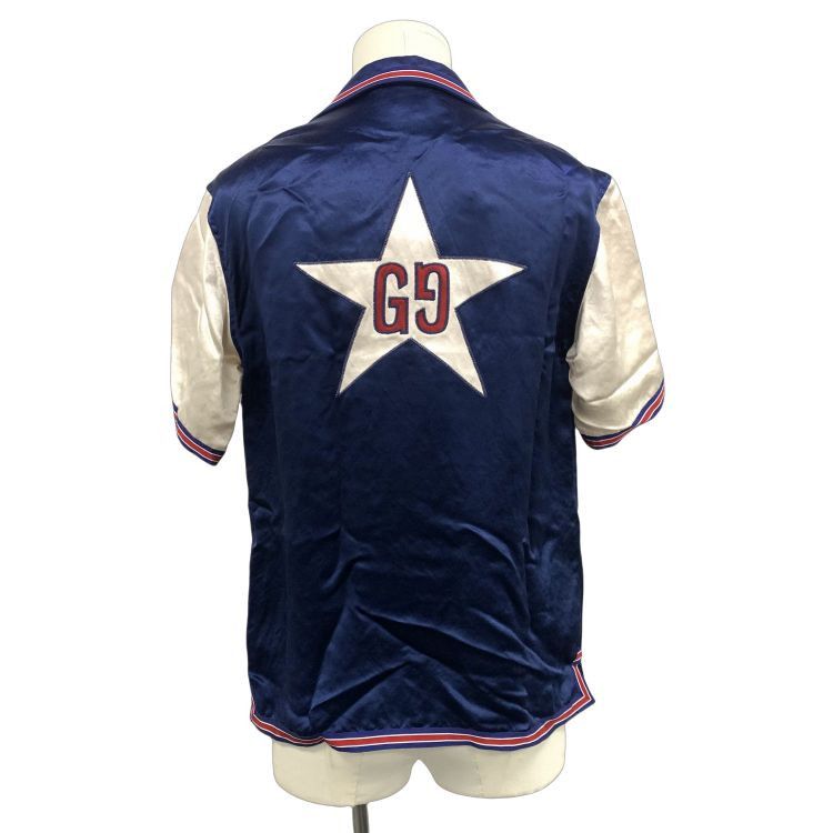 Gucci Gucci G9 Star Logo Bowling Shirt Size M Size US M / EU 48-50 / 2 - 2 Thumbnail