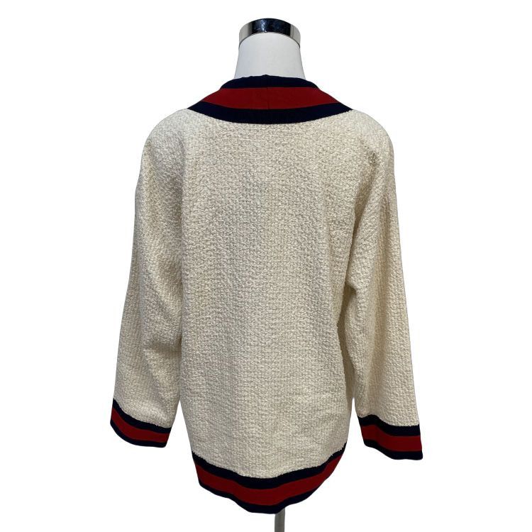 Gucci Gucci Web Trim Bouclé Jacket Size 36 Size XS / US 0-2 / IT 36-38 - 2 Thumbnail