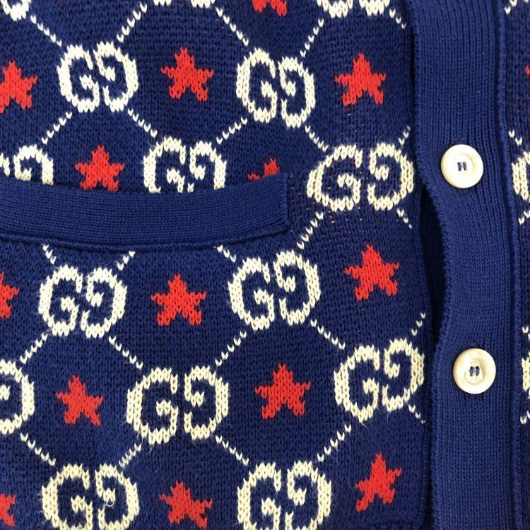 Gucci Gucci GG Star Monogram Cardigan Size S Size US S / EU 44-46 / 1 - 12 Thumbnail