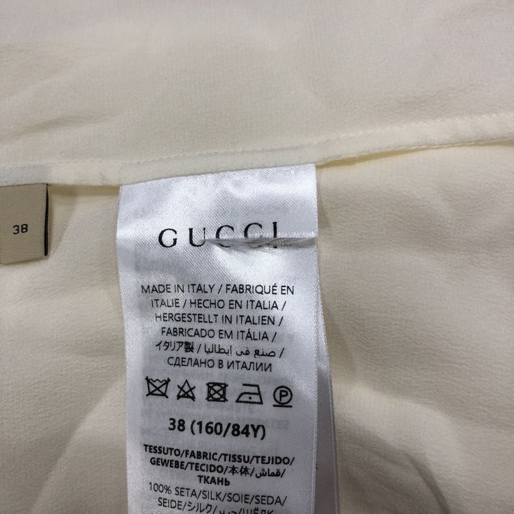 Gucci Gucci Silk Button Up Blouse Size 38 Size XS / US 0-2 / IT 36-38 - 11 Thumbnail