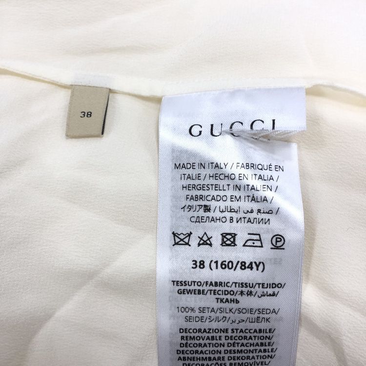 Gucci Gucci Silk Button Up Blouse Size 38 Size XS / US 0-2 / IT 36-38 - 4 Thumbnail