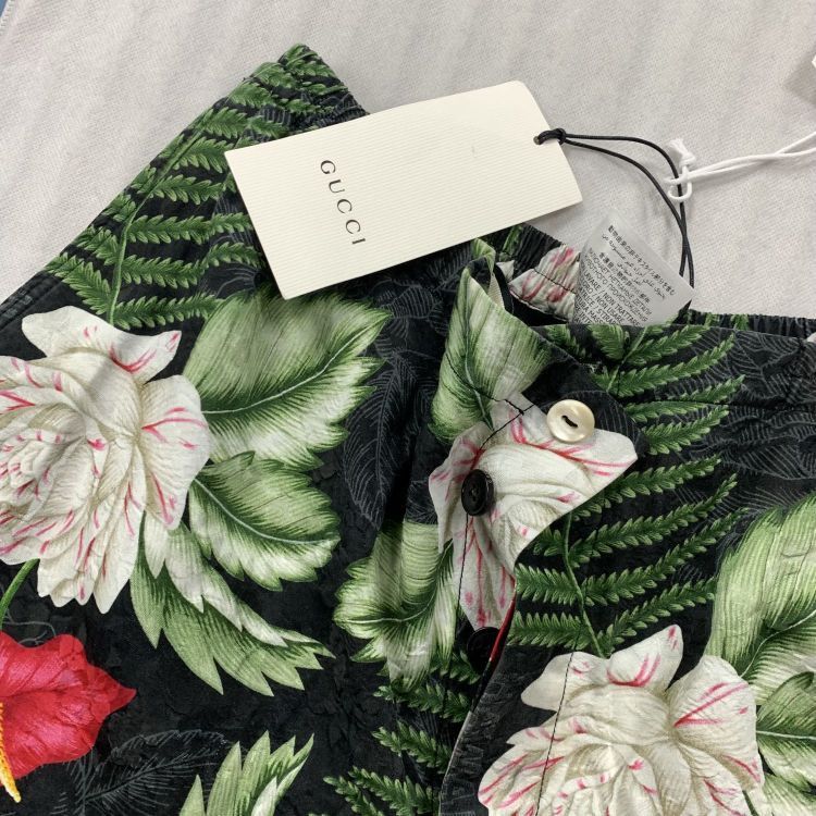 Gucci Gucci Floral Silk-Blend Shorts Size 30 Size US 30 / EU 46 - 6 Thumbnail