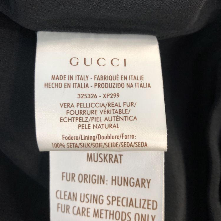 Gucci Gucci Muskrat Fur Jacket Size 38 Size XS / US 0-2 / IT 36-38 - 4 Thumbnail