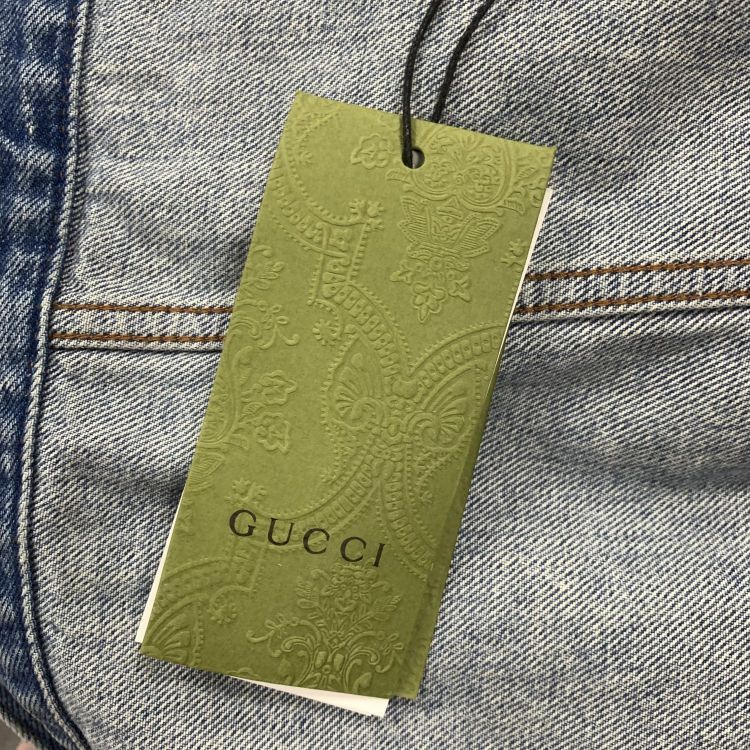 Gucci Gucci Apple Heart Patch Denim Jacket Size 36 Size XS / US 0-2 / IT 36-38 - 5 Thumbnail