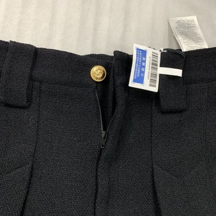Gucci Gucci Black Wool Blend Pants Size 40 Size 27" / US 4 / IT 40 - 6 Thumbnail