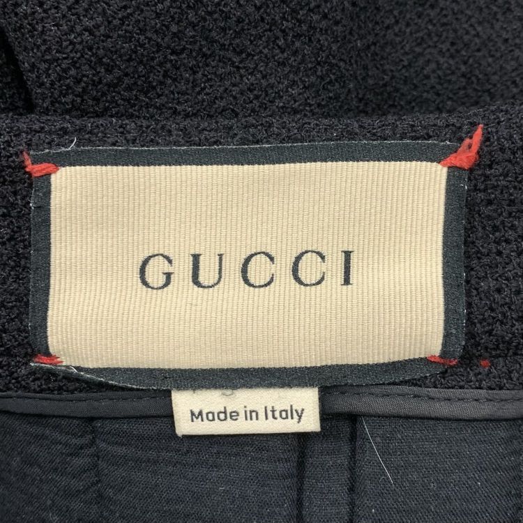 Gucci Gucci Black Wool Blend Pants Size 40 Size 27" / US 4 / IT 40 - 3 Thumbnail