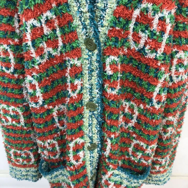 Gucci Gucci Multicolor GG Monogram Cardigan Size M Size US M / EU 48-50 / 2 - 6 Thumbnail
