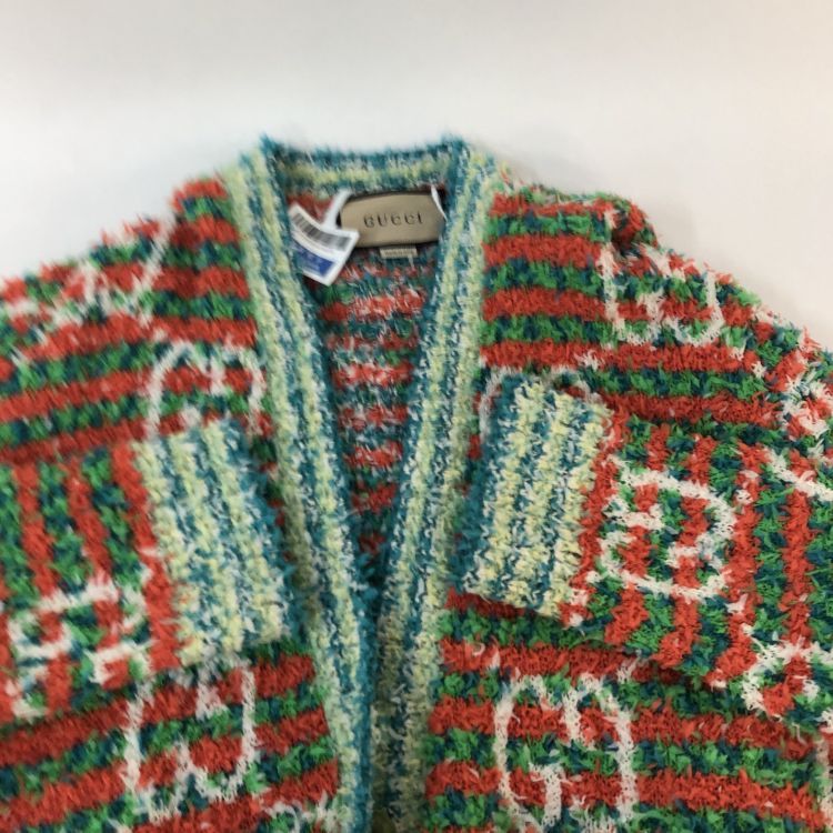 Gucci Gucci Multicolor GG Monogram Cardigan Size M Size US M / EU 48-50 / 2 - 10 Thumbnail