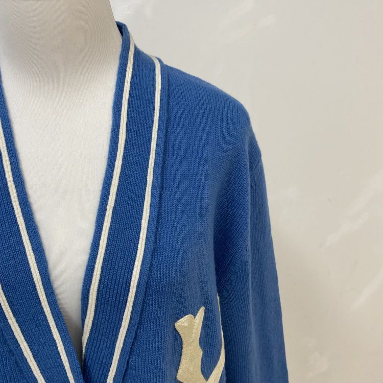 Gucci Gucci Embroidered Wool Cardigan Size M Size US M / EU 48-50 / 2 - 7 Thumbnail
