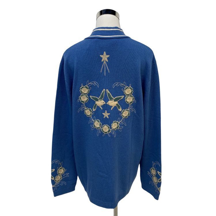 Gucci Gucci Embroidered Wool Cardigan Size M Size US M / EU 48-50 / 2 - 2 Thumbnail