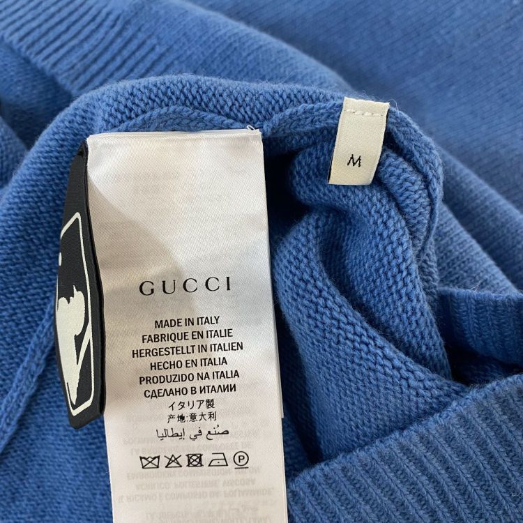 Gucci Gucci Embroidered Wool Cardigan Size M Size US M / EU 48-50 / 2 - 4 Thumbnail