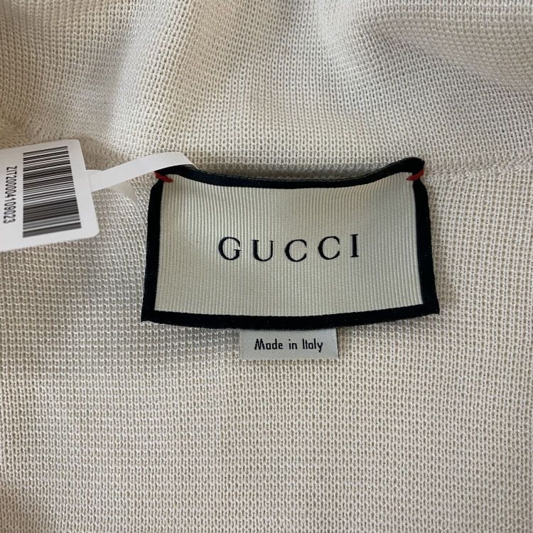 Gucci Gucci Red Trim Striped Cardigan Size XS Size XS / US 0-2 / IT 36-38 - 3 Thumbnail