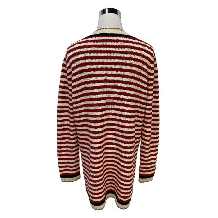 Gucci Gucci Striped Cardigan Size L Size US L / EU 52-54 / 3 - 2 Thumbnail