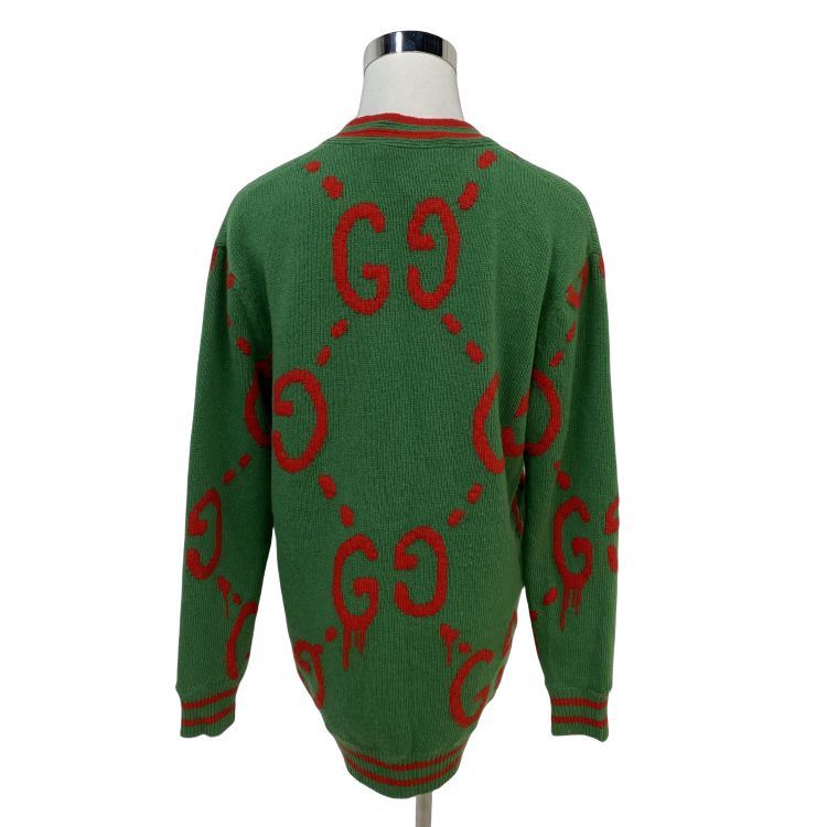 Gucci Gucci GG Logo Wool Cardigan Size S Size US S / EU 44-46 / 1 - 2 Thumbnail