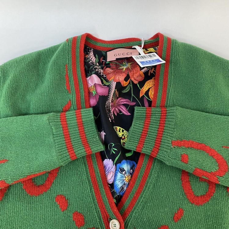 Gucci Gucci GG Logo Wool Cardigan Size S Size US S / EU 44-46 / 1 - 10 Thumbnail