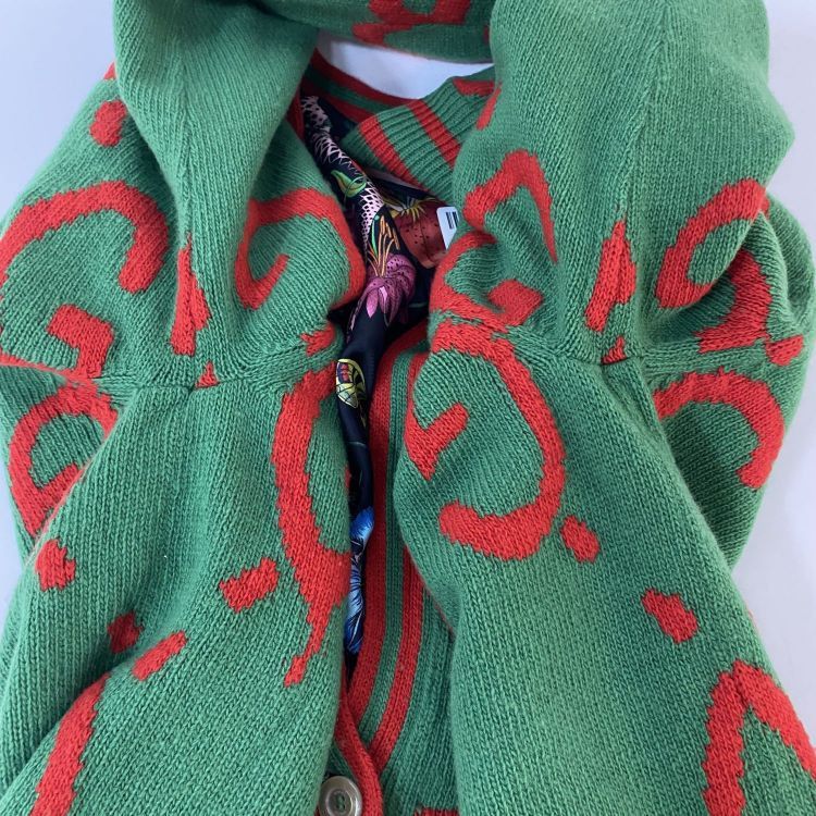Gucci Gucci GG Logo Wool Cardigan Size S Size US S / EU 44-46 / 1 - 11 Thumbnail