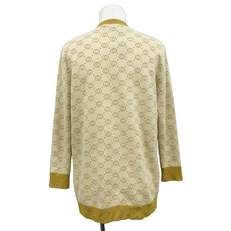 Gucci Gucci GG Monogram Metallic Cardigan Size S Size S / US 4 / IT 40 - 2 Thumbnail
