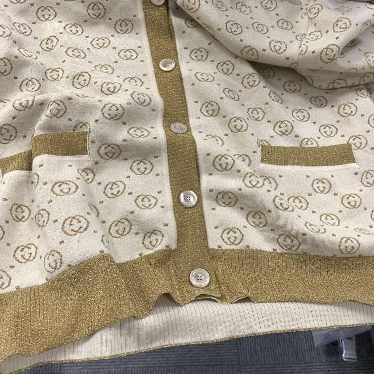 Gucci Gucci GG Monogram Metallic Cardigan Size S Size S / US 4 / IT 40 - 8 Thumbnail