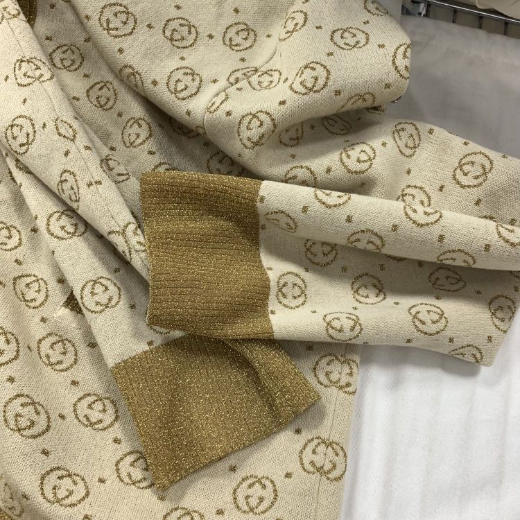 Gucci Gucci GG Monogram Metallic Cardigan Size S Size S / US 4 / IT 40 - 9 Thumbnail