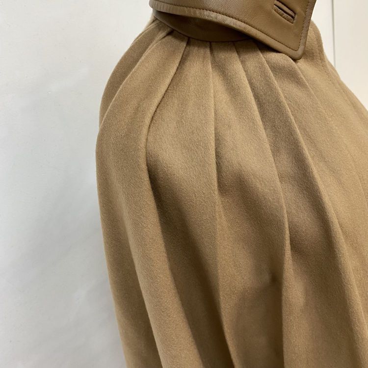 Gucci Gucci Leather Collar Wool Cape Size 36 Size XS / US 0-2 / IT 36-38 - 7 Thumbnail