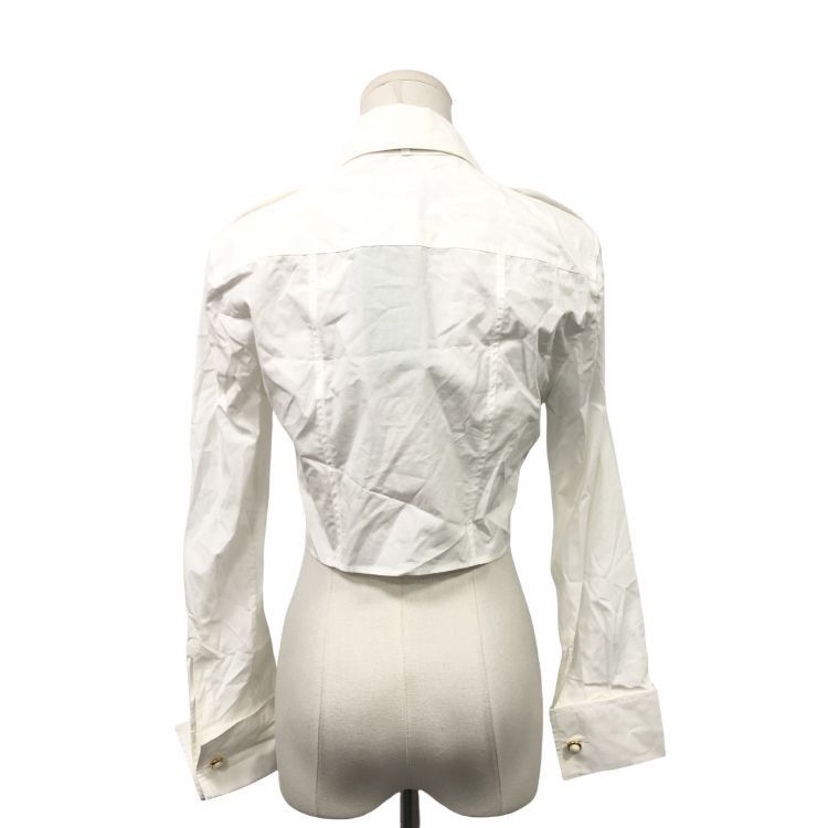 Gucci Gucci White Cotton Bow Blouse Size 38 Size XS / US 0-2 / IT 36-38 - 2 Thumbnail