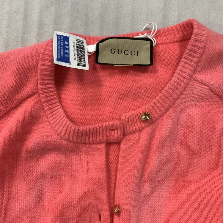 Gucci Gucci Pink Wool Cashmere Cardigan Size M Size M / US 6-8 / IT 42-44 - 10 Thumbnail