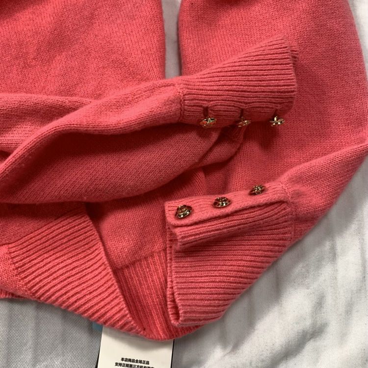 Gucci Gucci Pink Wool Cashmere Cardigan Size M Size M / US 6-8 / IT 42-44 - 9 Thumbnail