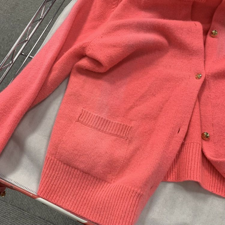 Gucci Gucci Pink Wool Cashmere Cardigan Size M Size M / US 6-8 / IT 42-44 - 7 Thumbnail