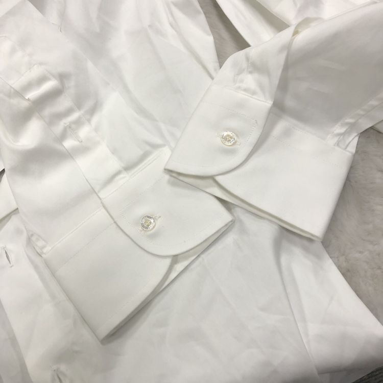 Gucci Gucci White Cotton Button Up Shirt Size L Size US L / EU 52-54 / 3 - 8 Thumbnail