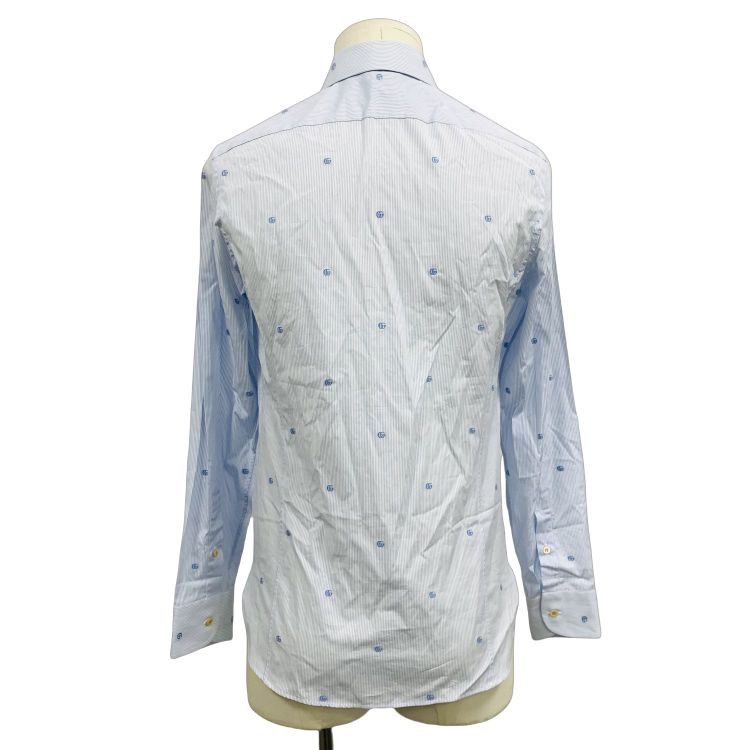 Gucci Gucci GG Logo Striped Shirt US S Size US S / EU 44-46 / 1 - 2 Thumbnail