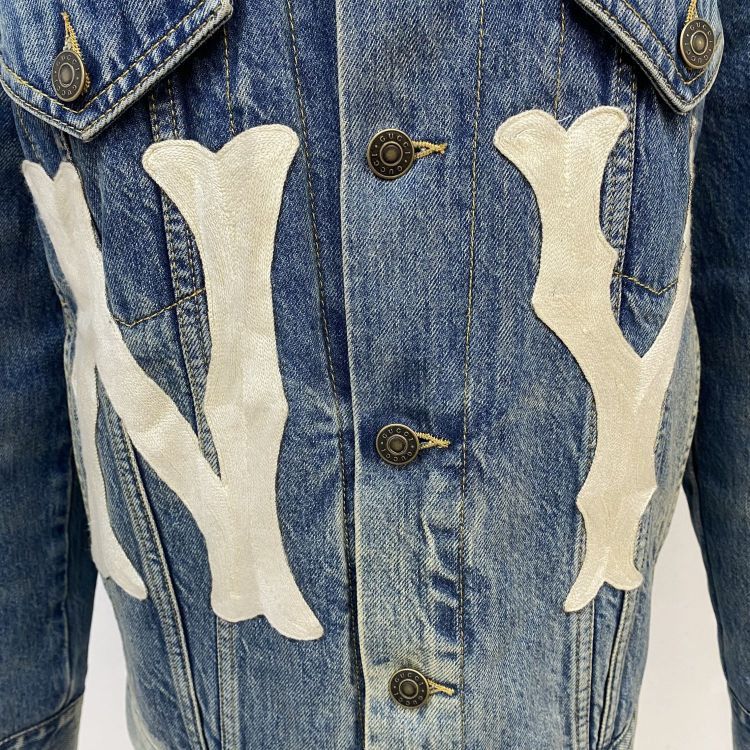 Gucci Gucci NY Yankees Denim Jacket Size 40 Size S / US 4 / IT 40 - 9 Thumbnail