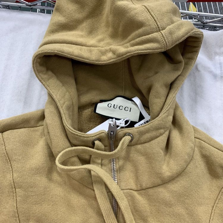 Gucci Gucci Logo Print Half-Zip Hoodie Size XS Size US XS / EU 42 / 0 - 5 Thumbnail