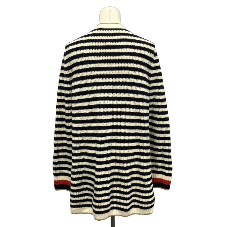 Gucci Gucci Striped Pearl Button Cardigan Size M Size M / US 6-8 / IT 42-44 - 2 Thumbnail
