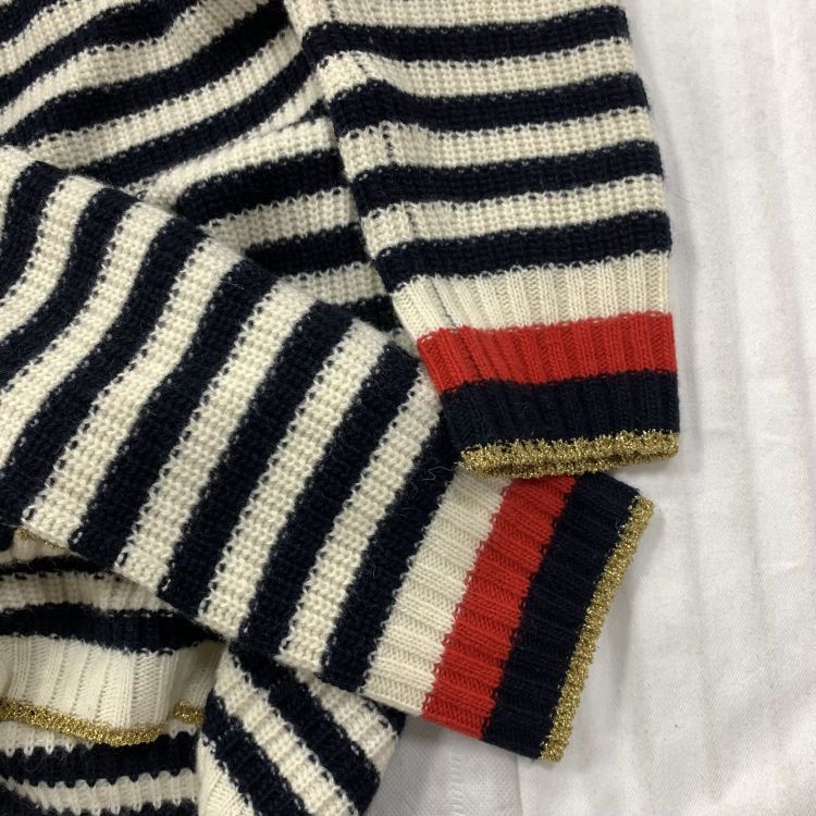 Gucci Gucci Striped Pearl Button Cardigan Size M Size M / US 6-8 / IT 42-44 - 6 Thumbnail