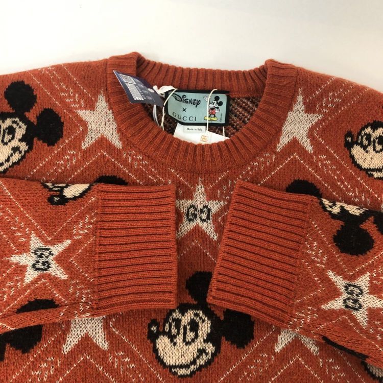 Gucci Gucci x Disney Mickey Mouse Wool Sweater Size L Size US L / EU 52-54 / 3 - 8 Thumbnail
