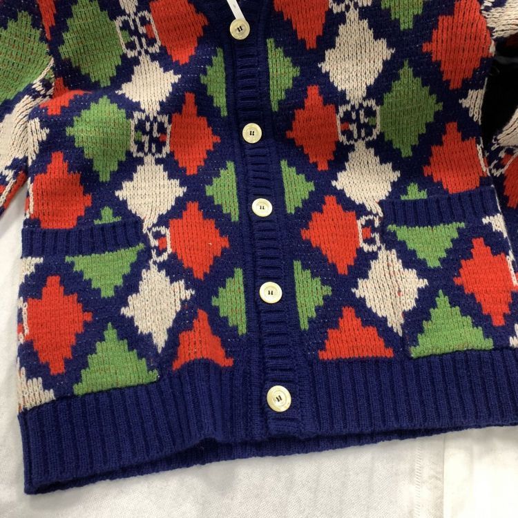 Gucci Gucci GG Argyle Cardigan US XS Size US XS / EU 42 / 0 - 7 Thumbnail