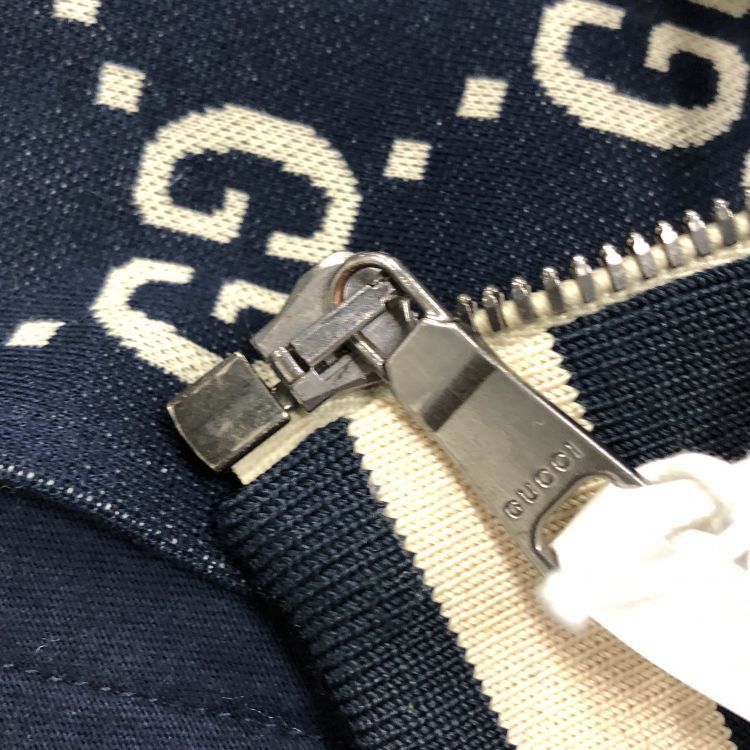Gucci Gucci GG Monogram Knit Zip-Up Jacket Size M Size US M / EU 48-50 / 2 - 6 Thumbnail