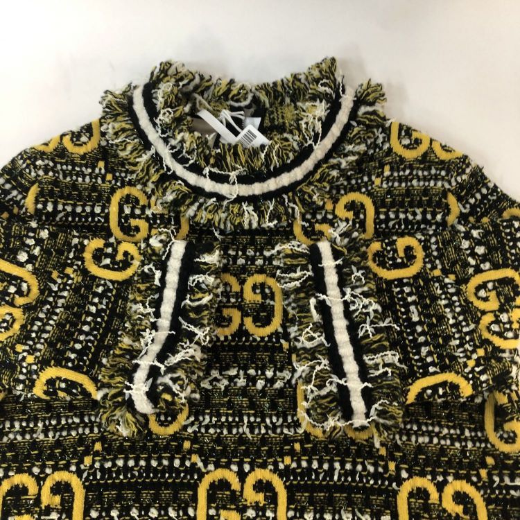 Gucci Gucci Logo Tweed Dress Size M Size M / US 6-8 / IT 42-44 - 9 Thumbnail