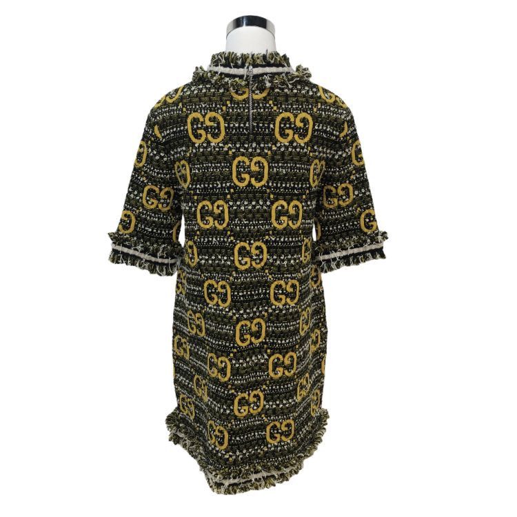 Gucci Gucci Logo Tweed Dress Size M Size M / US 6-8 / IT 42-44 - 2 Thumbnail