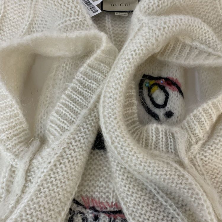 Gucci Gucci Dog Embroidery Mohair Knit Vest Size M Size M / US 6-8 / IT 42-44 - 10 Thumbnail