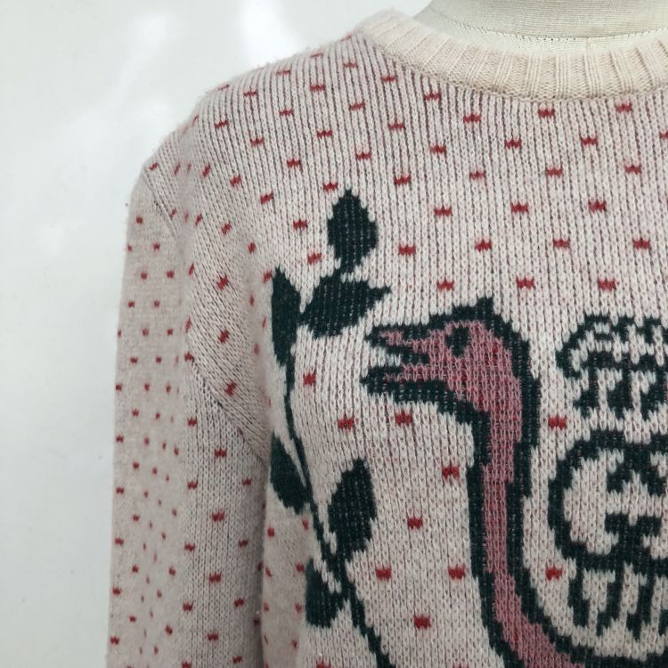 Gucci Gucci Pattern Logo Knit Sweater Size XS Size US XS / EU 42 / 0 - 8 Thumbnail
