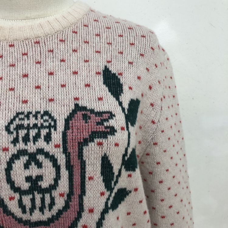 Gucci Gucci Pattern Logo Knit Sweater Size XS Size US XS / EU 42 / 0 - 9 Thumbnail