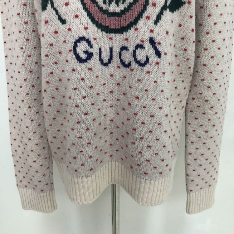 Gucci Gucci Pattern Logo Knit Sweater Size XS Size US XS / EU 42 / 0 - 10 Thumbnail