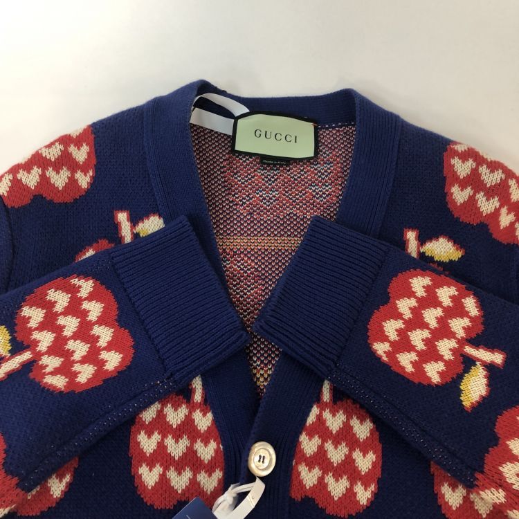Gucci Gucci Apple Print Cardigan Size XS Size US XS / EU 42 / 0 - 9 Thumbnail