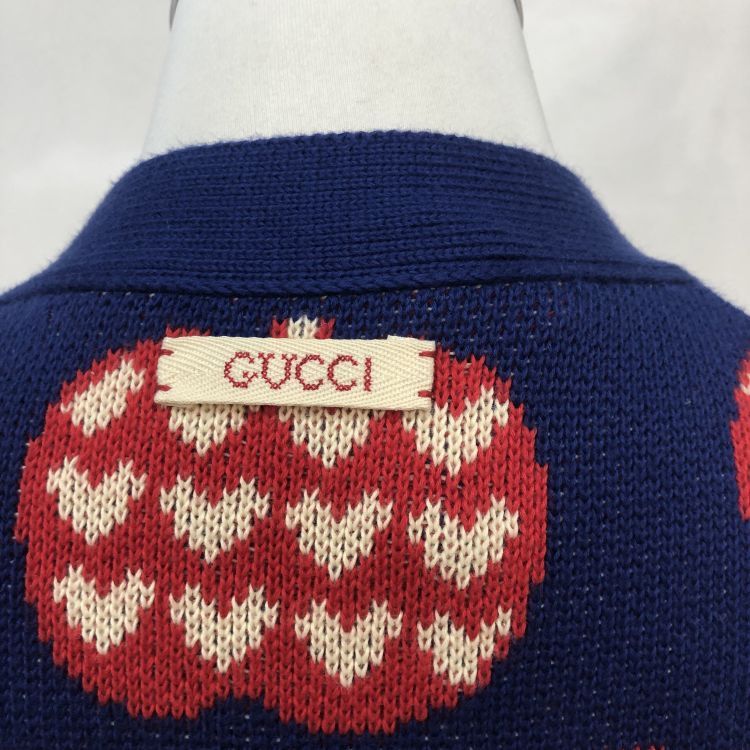 Gucci Gucci Apple Print Cardigan Size XS Size US XS / EU 42 / 0 - 8 Thumbnail