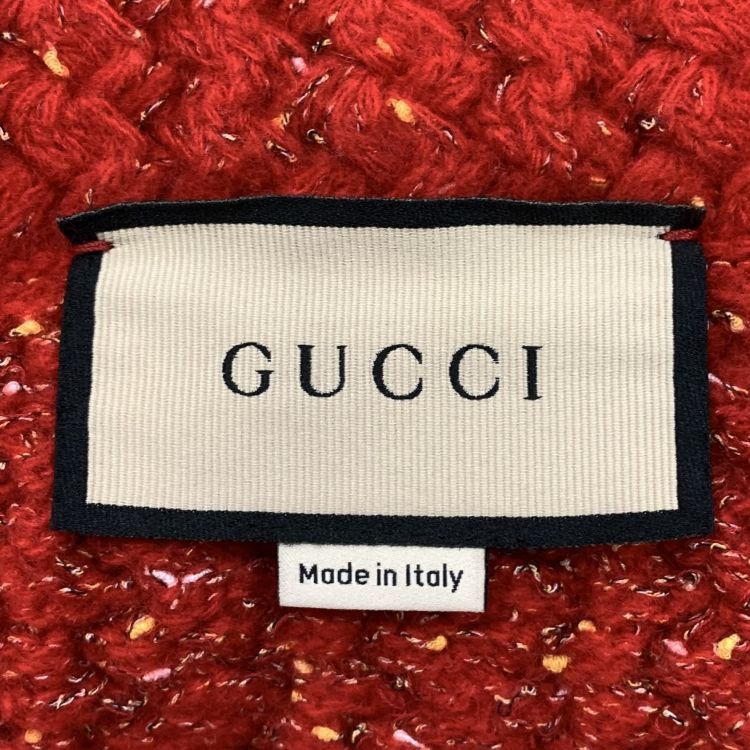 Gucci Gucci Red Knit Button Dress Size S Size S / US 4 / IT 40 - 3 Thumbnail